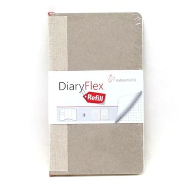 Imagem de Refil caderno de anotações Diary Flex 100 g/m², branco, 10,4x18,2, 80 fls