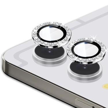 Imagem de Luchantle (2 conjuntos compatíveis com Samsung Galaxy Tab S11Ultra 5G protetor de lente de câmera Bling, anel de metal brilhante decoração de lentes de alta definição, dureza 9H antiarranhões