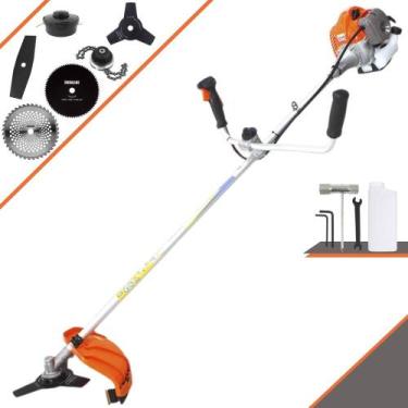 Imagem de Máquina de Cortar Grama Vulcan VR430-P À Gasolina 43cc 1,7HP 10000rpm 