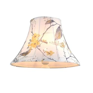 Imagem de lamp shades Abajur grande estilo palácio de tecido, suporte de lâmpada E27, capa de substituição para lâmpada, luminária de chão, luminária de mesa, luminária pendente(Figure 1,Diameter40cm)