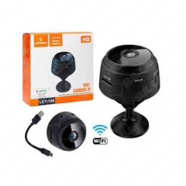Imagem de Mini Câmera Wi-Fi Visão Noturna e Gravador de Voz - Lehmox