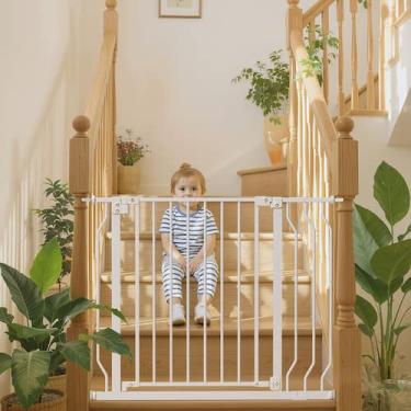 Imagem de Baby Gate Mutak 74-122 cm, fechamento automático, montado sob pressão,