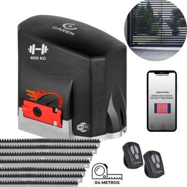 Imagem de Motor de Portão Wifi 127V Garen KDZ Fit Connect 1.3 Base Alumínio até 