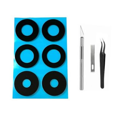 Imagem de 2 conjuntos de lentes de câmera traseira de vidro de substituição de vidro para Samsung Galaxy A15 - com kit de ferramentas de reparo