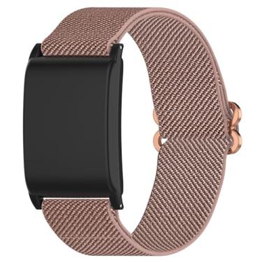 Imagem de EDUFRO HANDMADE PLUSH GIFTS & HEARTFELT MESSAGES Pulseira de relógio esportiva Eraysun para Whoop 4.0 de lona, tecido de substituição com velcro elástico (rosa rosa)