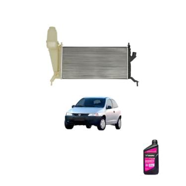 Imagem de Kit Radiador GM Celta 1.0 1.4 2002 a 2006 com Aditivo Radiador Advanced Concentrado
