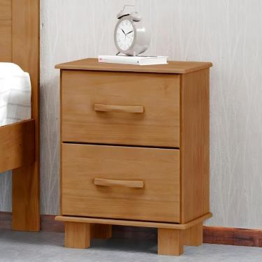 Imagem de Mesa De Cabeceira Para Quarto 42cm 2 Gavetas Renzo Freijó F07 - Mpozenato