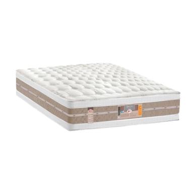 Imagem de Colchão King Molas Ensacadas Silver Star Air Double Face Euro Pillow (193x203x34) - Castor