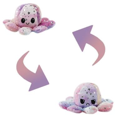 Imagem de Polvo Reversível Humor Tie Dye Tiktok Pelúcia Modelo 4