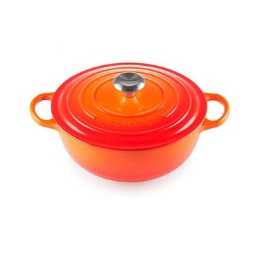 Imagem de Panela Marmita Gourmet 32 cm Laranja Le Creuset