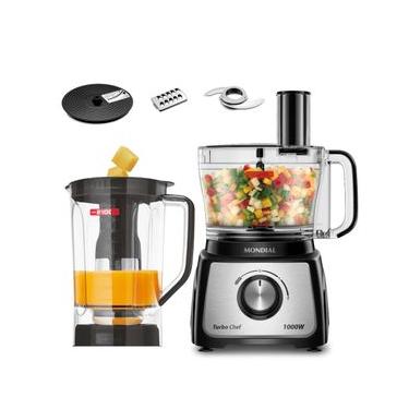 Imagem de Multiprocessador Turbo Chef 5 em 1 Mondial Preto 1000W MPN-01-B