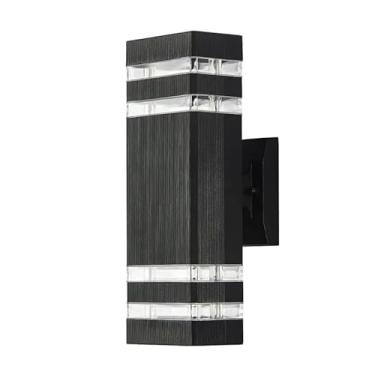 Imagem de Lâmpada de Parede Luz Varanda Montada na IP65 Estilo Moderno Alumínio Soquete E27 Adequada para Pátio Jardim Corredor Us