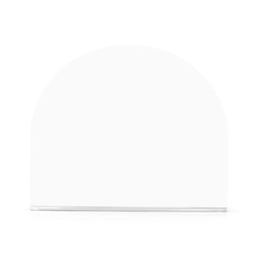 Imagem de Qilmy Porta-guardanapos acrílico de cor sólida branco, suporte de lenços de mesa independente, dispensador de papel de coquetel para cozinha, jantar, restaurante, bar, decoração, 1 pacote