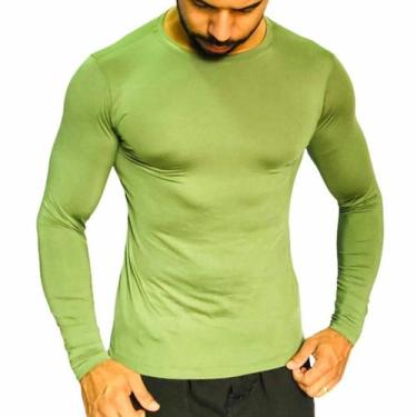 Imagem de Camisa Térmica Masculina Blusa Térmica Proteção UV Fator 50+ - Traspad
