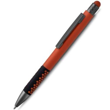 Imagem de Caneta Esferográfica Retrátil, Escrita Azul, Material Plástico, 0.5mm, Ambidestra, 1 Unidade Moderna para estudos (Laranja;)