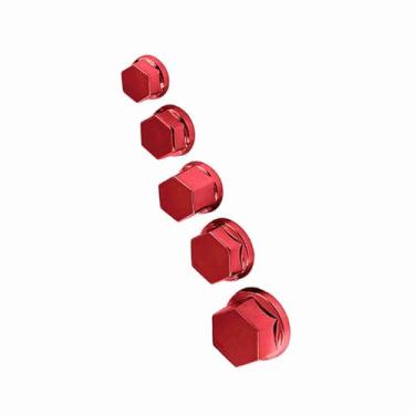 Imagem de Generic Conjunto de Tampa de Parafuso Elegante para Motocicleta Adequado para Adequado para para, Kit de Decoração Resistente à Ferrugem para Transmissão do Motor, 30 Peças de Porcas de Parafuso