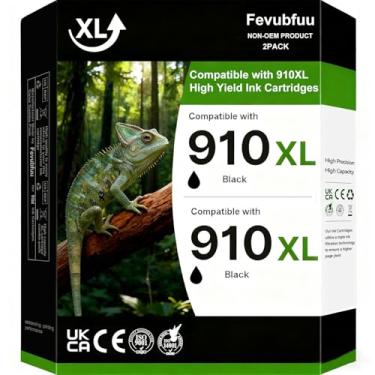 Imagem de Tinta de impressora 910 910XL pacote combo para HP 910XL tinta preta para HP 910XL cartuchos de tinta para impressoras HP com OfficeJet Pro 8020 8025 8028 8035 8030 OfficeJet 8010 8022 8015 8018 2 BK