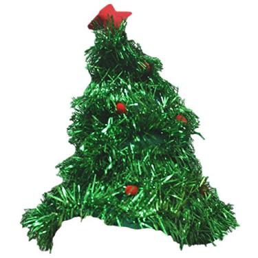 Imagem de Roupa de Natal verde chapéu quente de poliéster unissex fantasia infantil