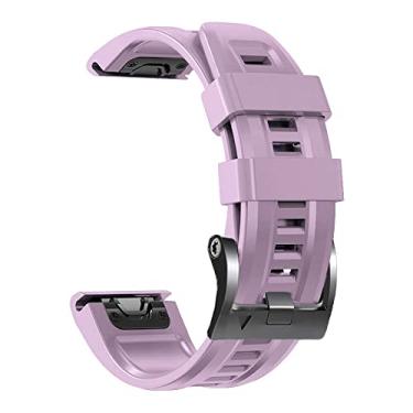 Imagem de CYSUE 22 pulseiras de relógio inteligente de 26 mm para Garmin Fenix 7 7X 6X 6Pro 5X 5Plus 3HR Enduro Silicone Liberação Rápida Pulseira Acessório (Cor: O, Tamanho: 26mm Descent Mk2 MK1)