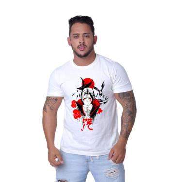 Imagem de Camiseta Masculina Naruto Personagens Anime Varias Cores Malha Premium
