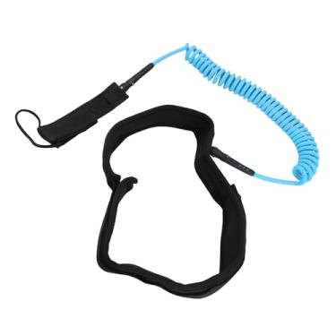 Imagem de Generic Trela ​​de Surf, Punhos de Fixação de Toque Ajustáveis ​​Confortável Usando Trela de Paddleboard de Alta Resistência de 10 Pés 7mm para Ondas Pequenas e Médias (#2)