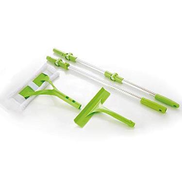 Imagem de Mop de Esponja Telescópica Alta Altura Um Lado Escova Limpadora Janela Ferramenta Limpeza Multiuso com Ângulo Ajustável para Áreas Difícil Acesso