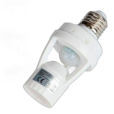 Imagem de Sensor De Presença Com Fotocélula Soquete Lâmpada Bocal E27