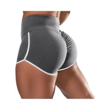 Imagem de Shorts De Corrida Femininos De Cintura Alta Com Secagem Rápida S-3XL, 