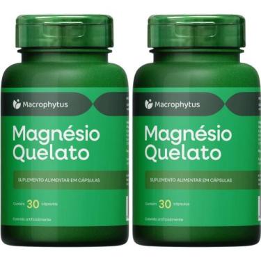 Imagem de KIT 2X Magnésio Quelato 30 Cápsulas - Macrophytus