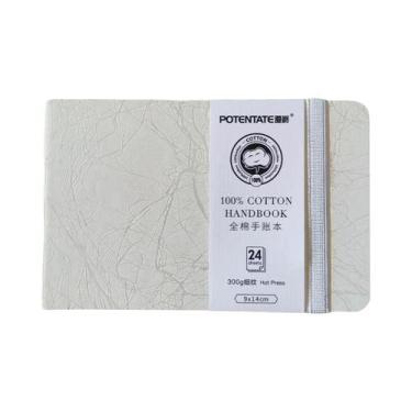 Imagem de Bloco De Papel Para Aquarela 100% Algodão, 24 Folhas, 10x10cm, 9x14cm,