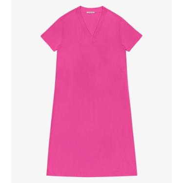 Imagem de Vestido Super Midi Feminino Plus Size Secret Glam Rosa, Plus G4, Rosa