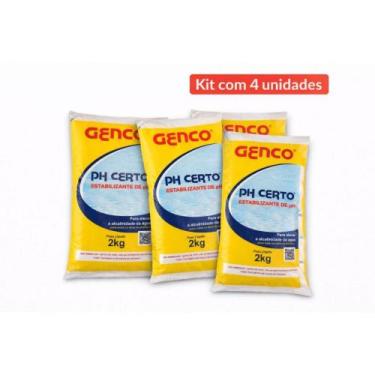 Imagem de Kit 4 Bicarbonato de 2kg Genco