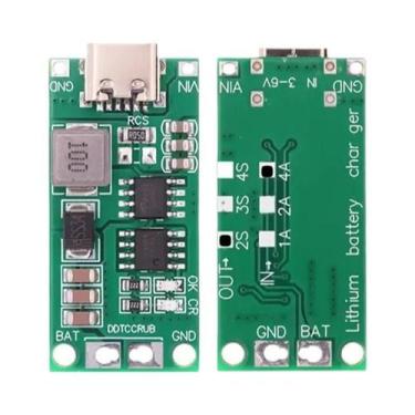 Imagem de Carregador De Bateria De Lítio 14.8V 18650 LiPo Li-Ion Com Aumento De 