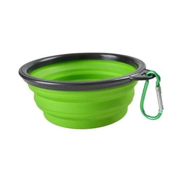 Imagem de Tigela Portátil Dobrável Para Ração De Animais De Estimação, Tigela De