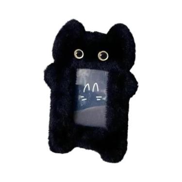 Imagem de Capa De Pelúcia De Raposa Para Photocard, Chaveiro De Desenho Animado,