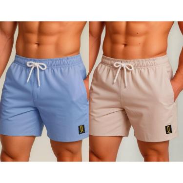 Imagem de Kit 2 Shorts Masculino Treino Academia Praia Premium-Masculino