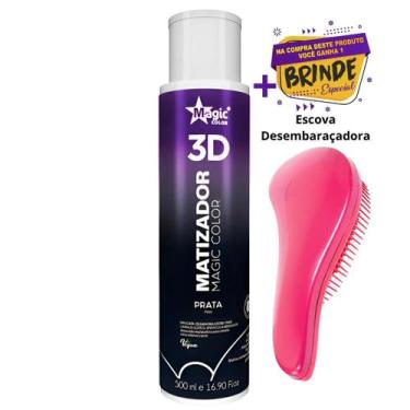 Imagem de Matizador Magic Color 3d Efeito Prata 500ml Original