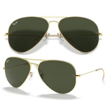 Imagem de Óculos De Sol Ray Ban Aviator Large Metal II RB3026L Tamanho 62 - Ray-