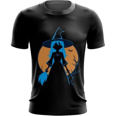 Imagem de Camiseta Dryfit Bruxa Halloween Azul Festa 11 - Kasubeck Store®, Baby 