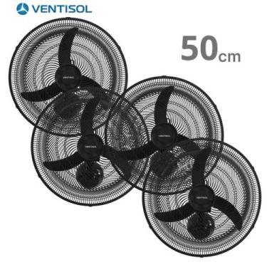 Imagem de Ventilador De Parede Oscilante 50cm 130W 3 Pás 127/220V - Ventisol, 11