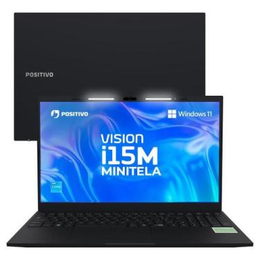 Imagem de Notebook Positivo Vision i15M i3-N300 8GB 256GB Windowns 11, Preto