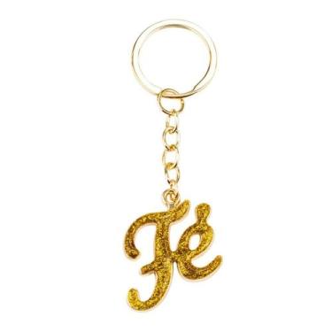 Imagem de Chaveiro Fé Dourado 4cm - Taimes