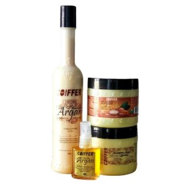 Imagem de kit cliente argan coiffer 4 itens
