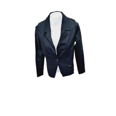 Imagem de Jaqueta Feminina Brim Muito Mais Jeans, Preto, P