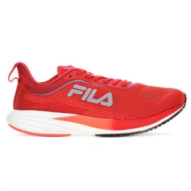 Imagem de Tênis Fila KR6 Frame Vermelho Laranja e Prata - Masculino, 39, Vermelh