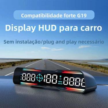 Imagem de Tela De Exibição Inteligente Universal G19 GPS Beidou Para Carro Com B