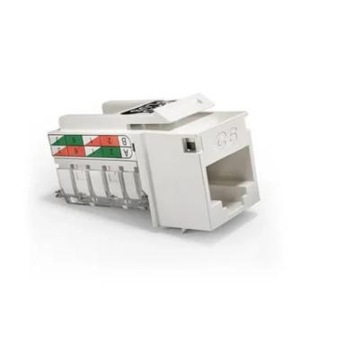 Imagem de Conector Furukawa Soho Plus Jack Femea Rj45 Cat.6 T568a/b, Branco 35050424g