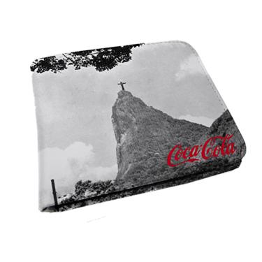Imagem de Carteira Coca Cola Landscape Rio pu Preto e Branco