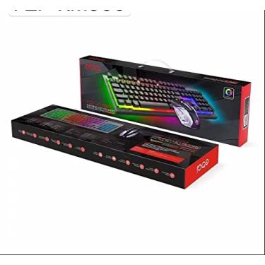 Imagem de Kit Teclado e Mouse Gamer Keyboard Semi-mecânico FZF KM900