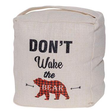 Imagem de Don't Wake The Bear Door Stop – Linda tampa de porta de animal para decoração de casa – Paradas de porta decorativas para amantes de ursos